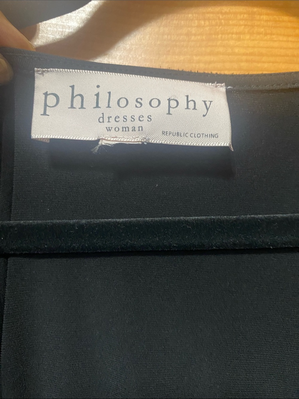 NWOT Philosophy Sleeveless Jersey Maxi Dress - Picture 4 of 4